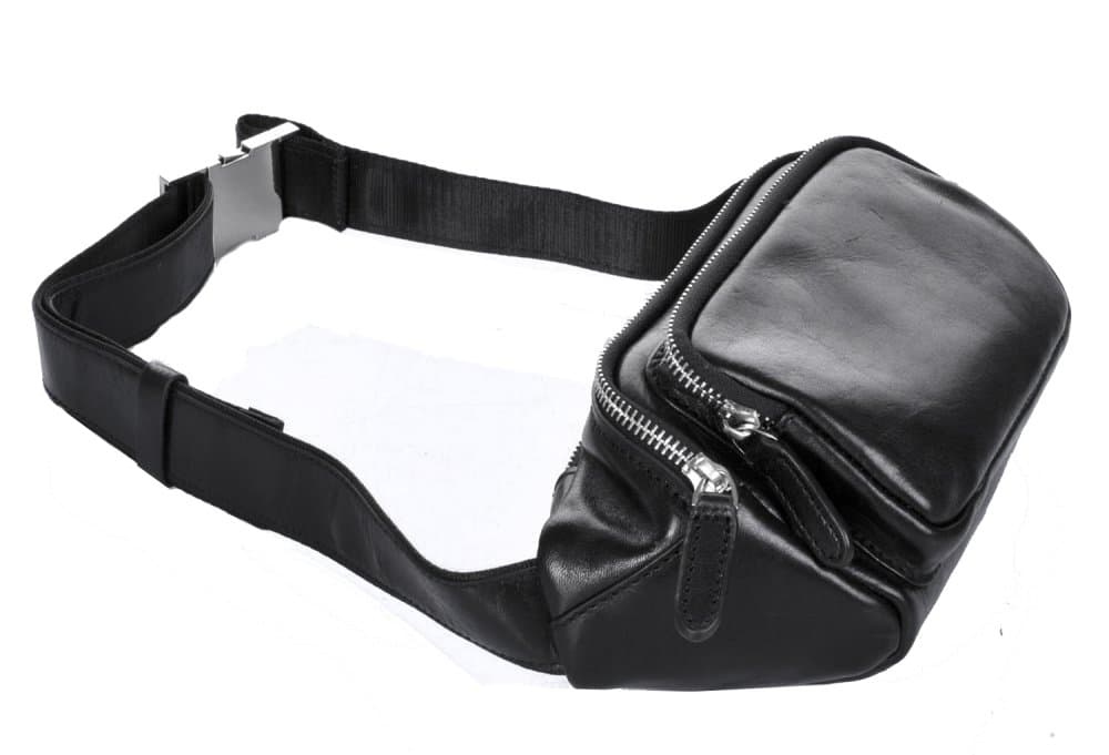 Giglio leather kožená ledvinka 1202 černá - náhled 4