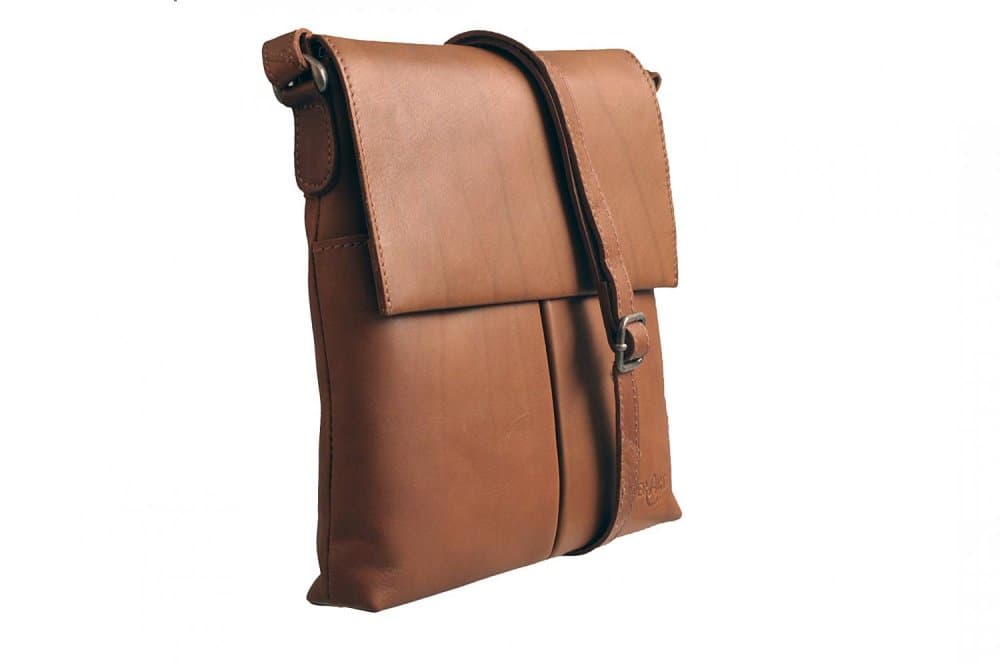 LederArt Kožená kabelka LA-503 hnědá cognac - náhled 3