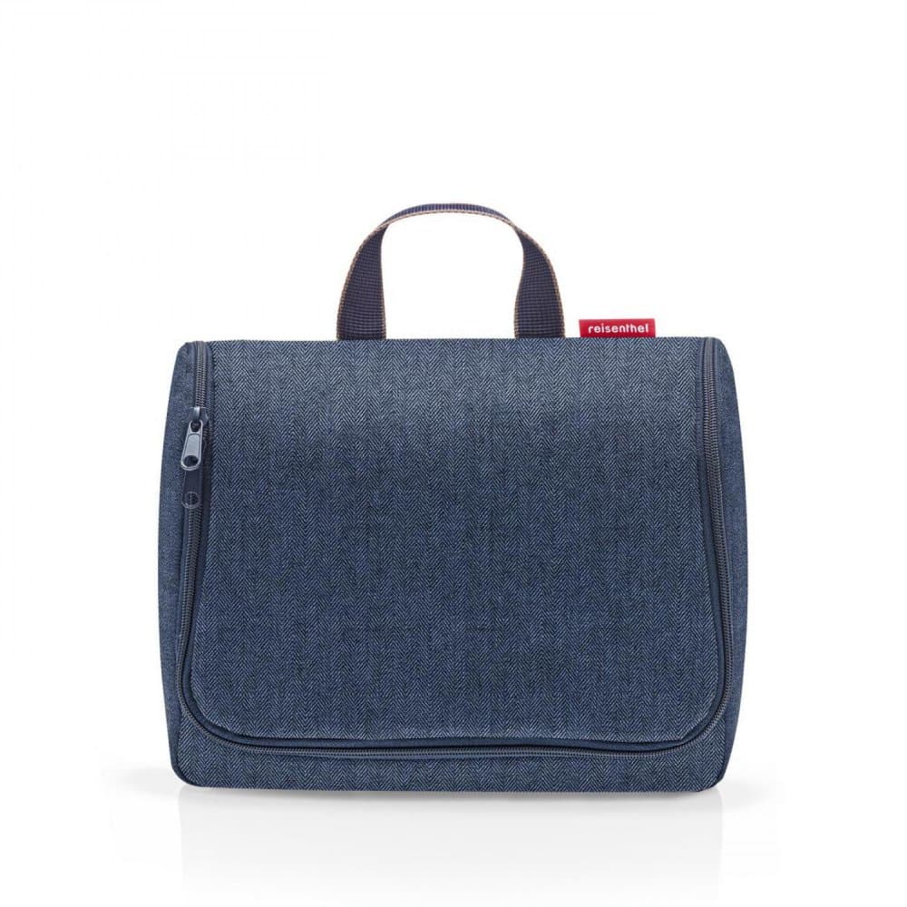 Velká kosmetická taška Reisenthel toiletbag XL herringbone dark blue WO4113 - náhled 4
