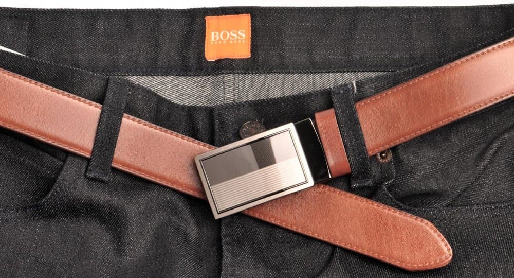 Pánský kožený opasek s automatickou přezkou Penny Belts AUTOMAT 35-020-A3-48 90 cm - náhled 4