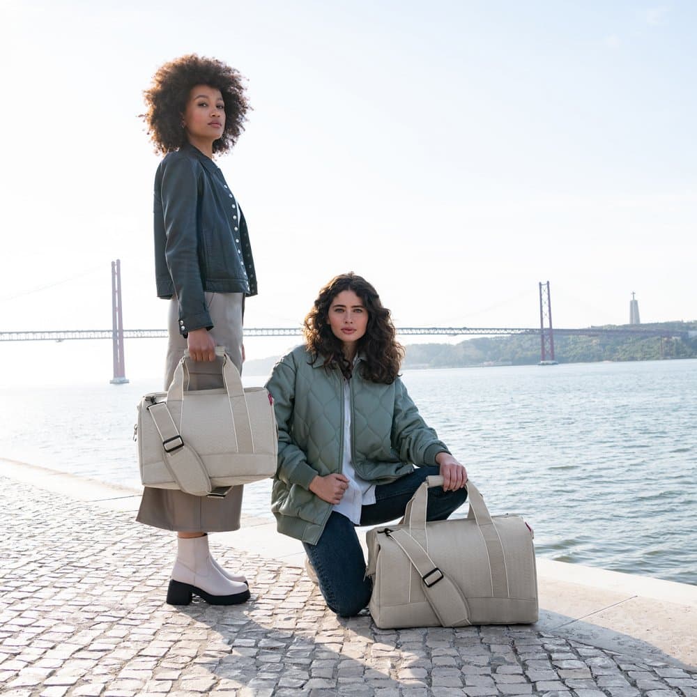 Reisenthel Allrounder L Herringbone Sand MT6049 – cestovní taška 30 l - náhled 3