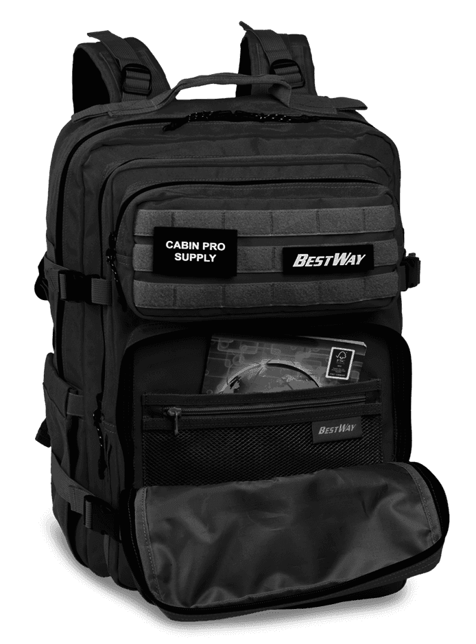 Pánský batoh Cabin pro supply 35 l černý 40329-0100 - náhled 4