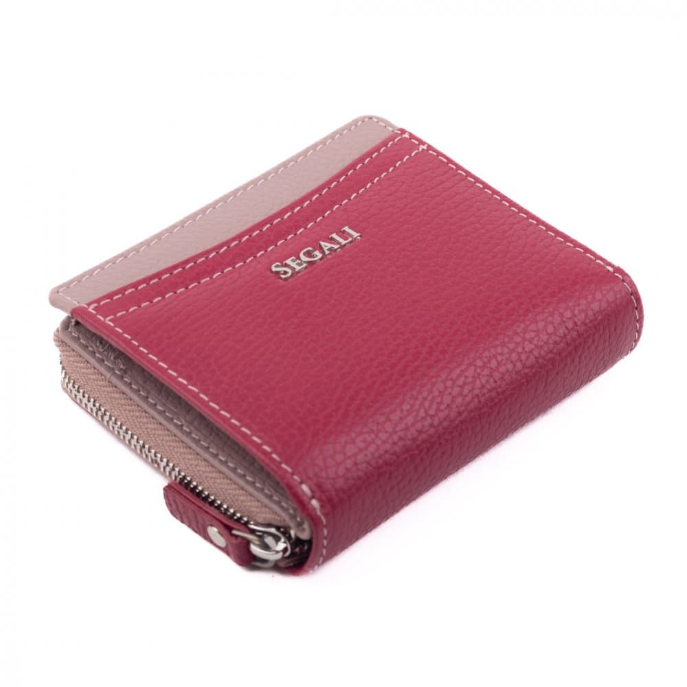 Peněženka SEGALI 7544 B Viva Magenta/Cameo Rose - náhled 5