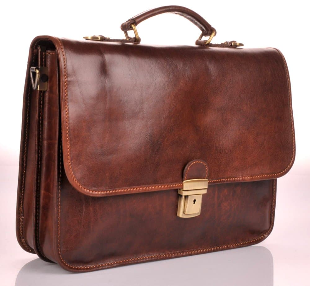 Giglio leather pánská kožená aktovka 224 NZ hnědá - náhled 2