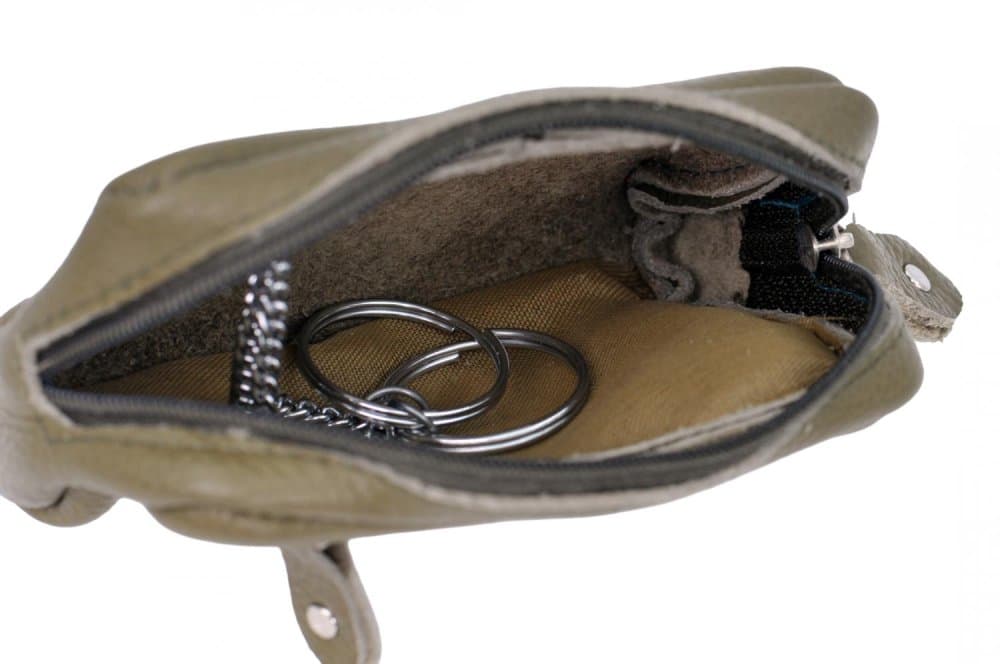 New Bags Leather kožená klíčenka SL-604 olivová - náhled 4