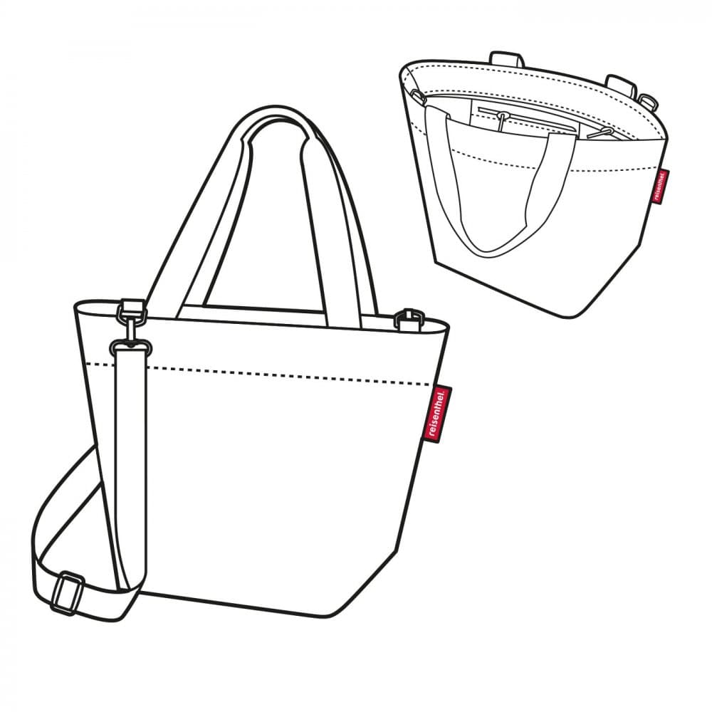 Malá barevná kabelka shopper XS miami black ZR7055 - náhled 2