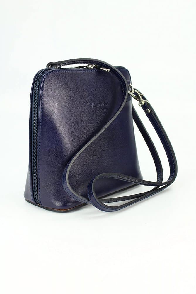 Giglio leather malá dámská kožená kabelka 133 tmavě modrá - náhled 5