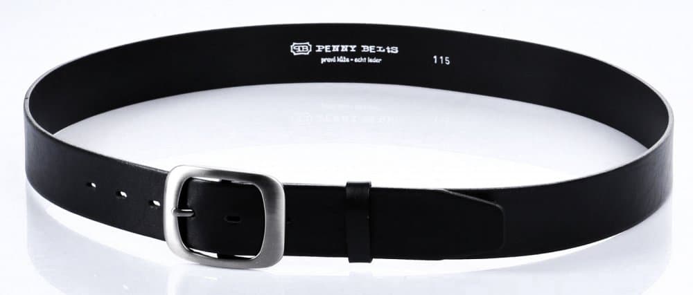 Penny Belts dámský kožený černý pásek 9962 100 cm - náhled 4