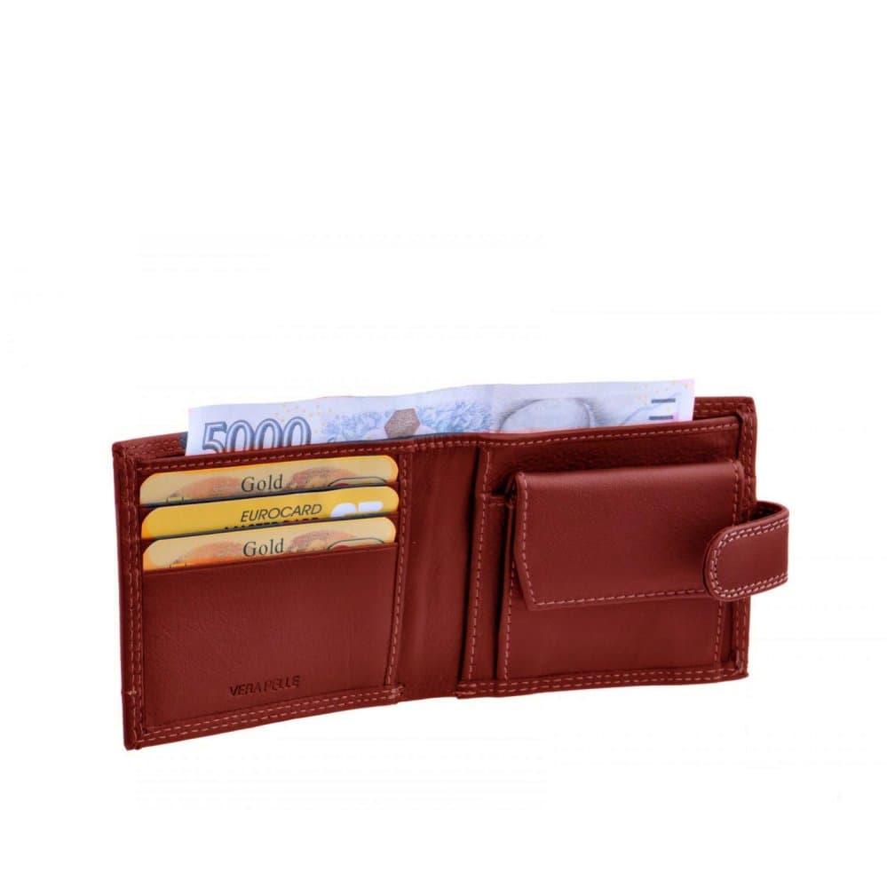 Giglio leather Kožená peněženka ART-145 červená - náhled 2