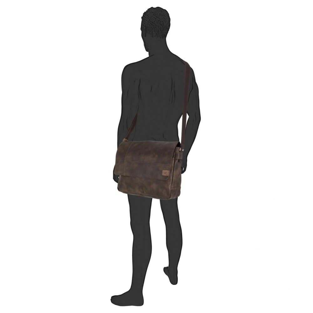 Pánská taška přes rameno Camel Active Laos messenger bag 251-801-29 hnědá - náhled 4