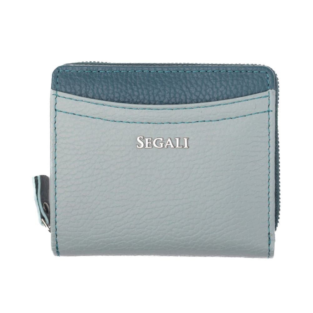 Dámská kožená peněženka SG-7544 SAGE/PEACOCK BLUE