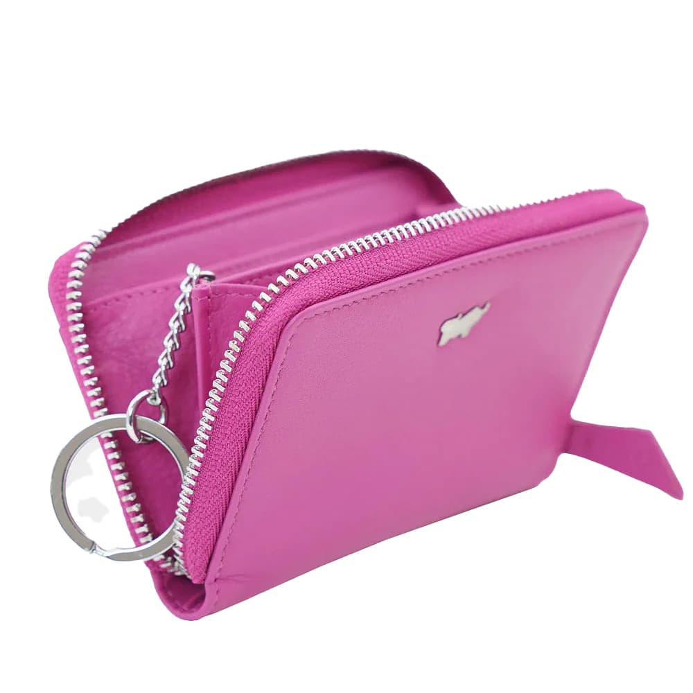 Braun Büffel Mini peněženka JOY z pravé kůže s RFID ochranou – kompaktní a stylová  růžová 41311-294-087 - náhled 4
