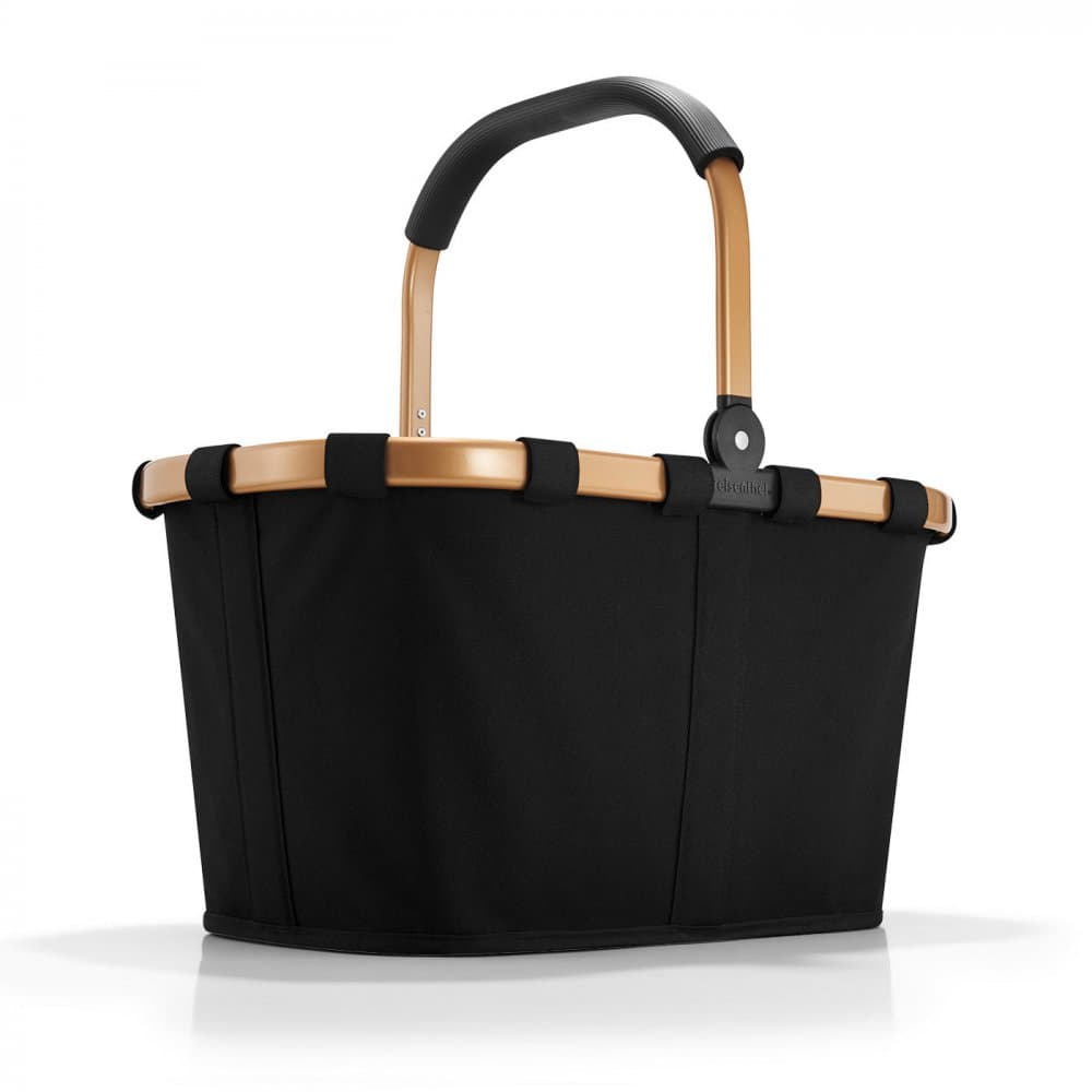 Reisenthel Carrybag frame gold/black nákupní košík BK7041