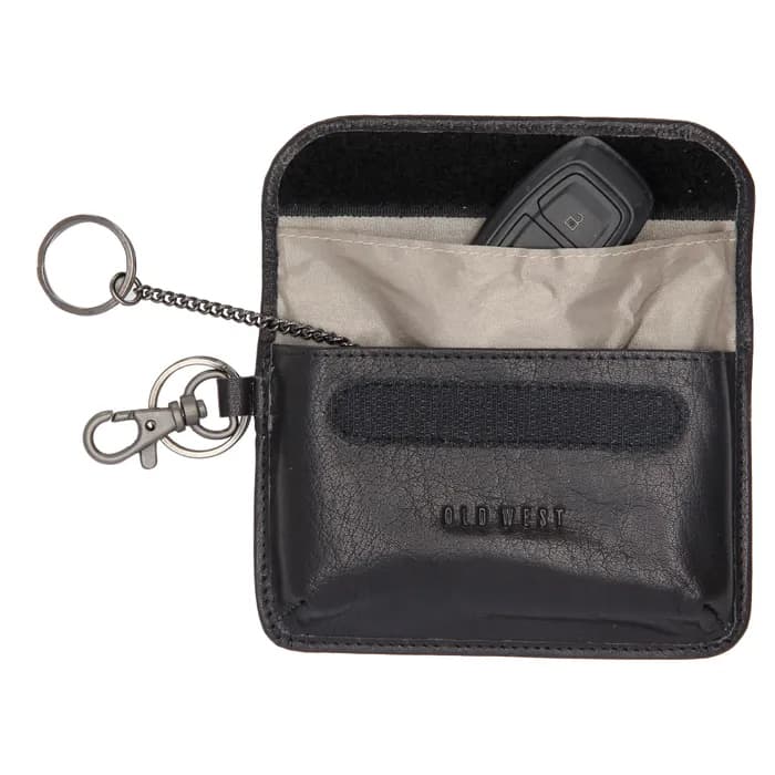 Kožená klíčenka RFID 18086-001 černá - náhled 5