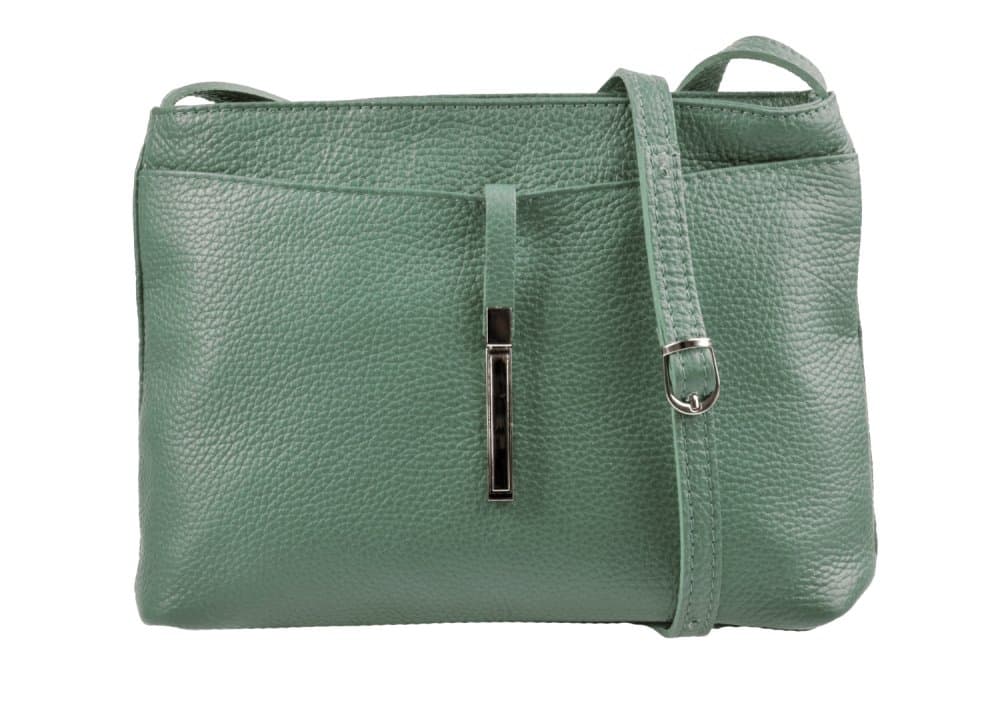 Dámská kožená crossbody kabelka 5085 mátově zelená - náhled 2
