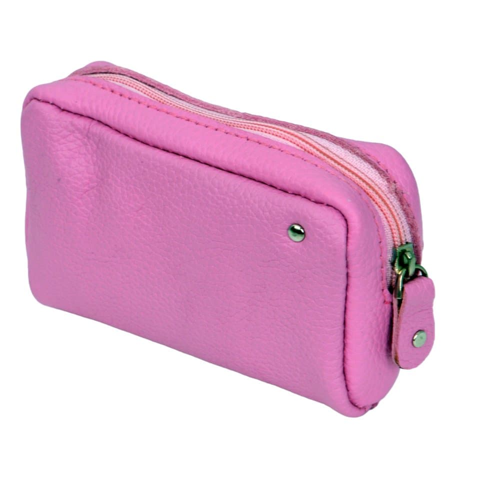 New Bags Leather kožená klíčenka SL-604 růžová - náhled 3