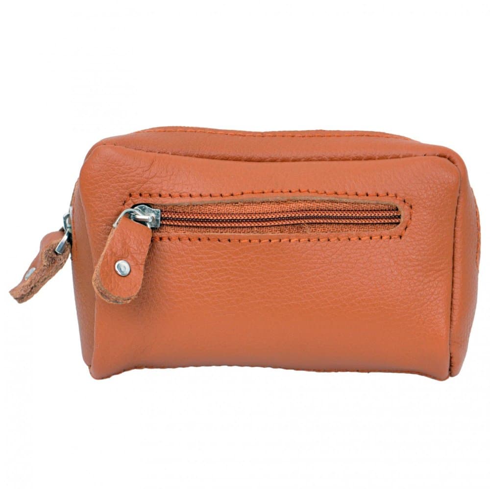 New Bags Leather kožená klíčenka SL-604 světle hnědá - náhled 4