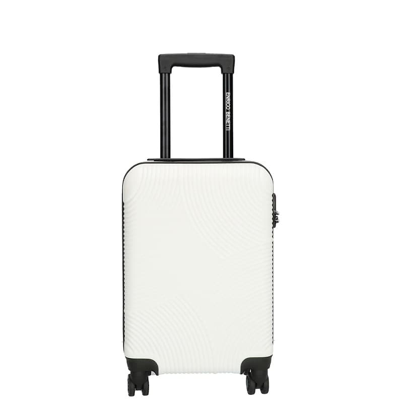 Kufr do letadla 55 cm Enrico Benetti Louisville S white 39040-50-003 bílý