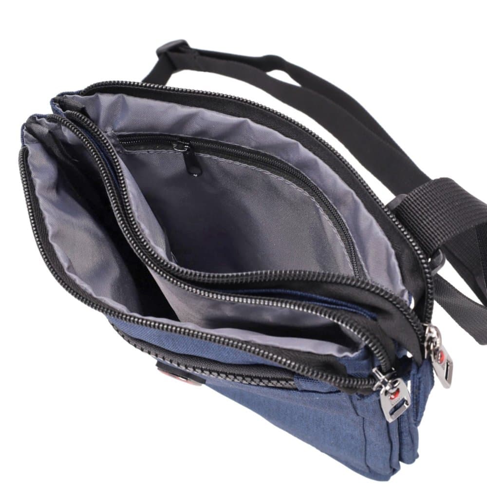 Malá crossbody taštička Travel N Meet ME-027 modrá - náhled 3