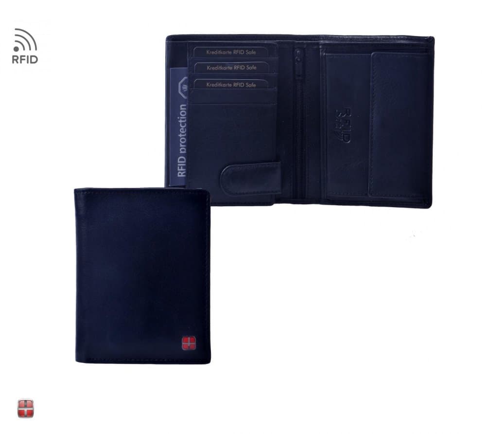 Pánská peněženka kožená černá s RFID DATA SAFE ochranou LBC-110 - náhled 2