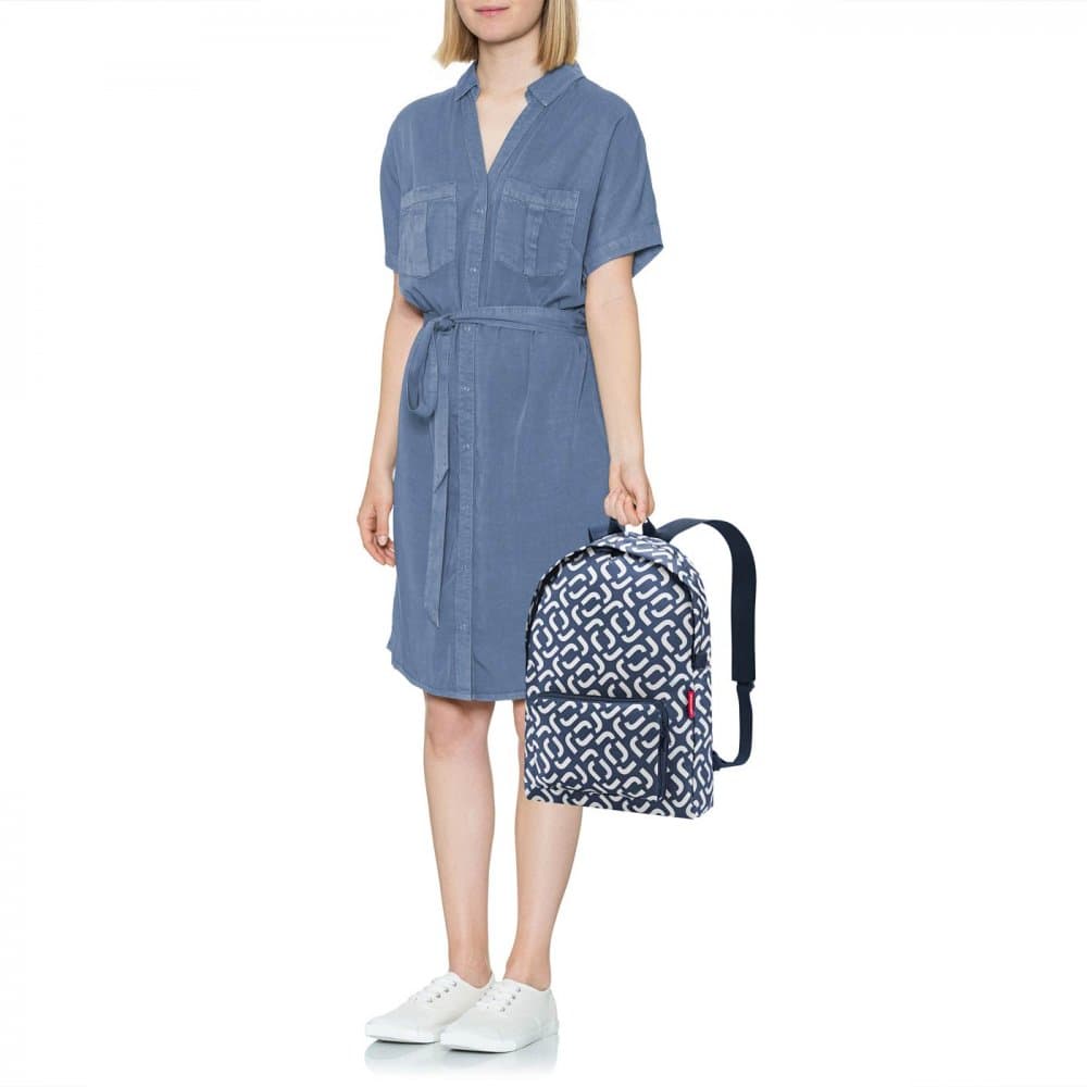 Reisentehel Mini Maxi rucksack signature navy AP4073 skládací batoh - náhled 5