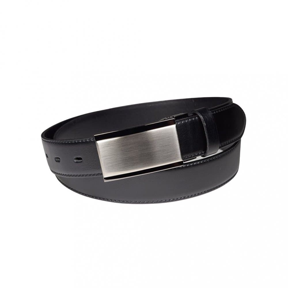 Penny Belts Pánský kožený pásek černý společenský 35-020-4PS-60 105 cm - náhled 2