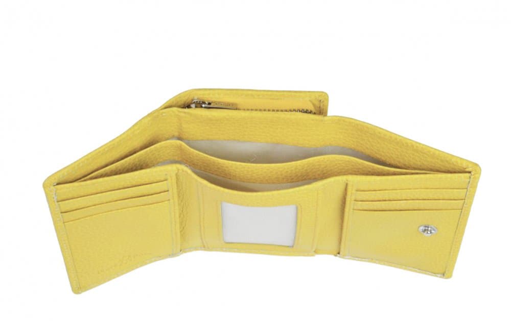 Dámská kožená peněženka SEGALI 7106 B pastel yellow světle žlutá - náhled 5