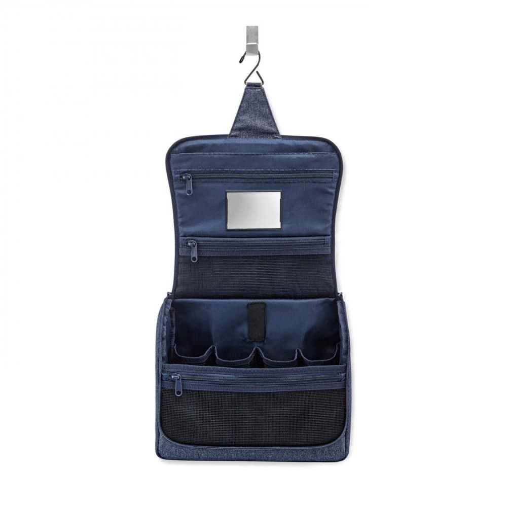 Velká kosmetická taška Reisenthel toiletbag XL herringbone dark blue WO4113 - náhled 5