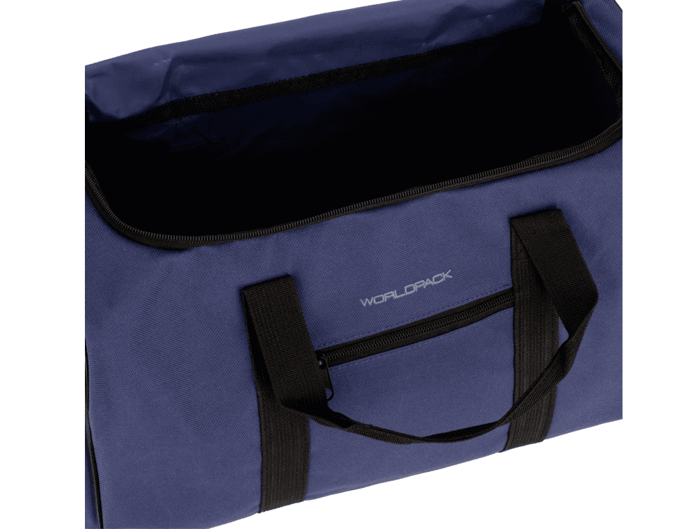 Cestovní taška 10362-0600 modrá (příruční zavazadlo 40 x 20 x 25 cm) 19 L - náhled 3