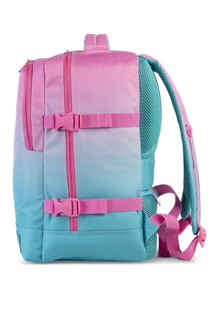 BESTWAY Batoh do letadla 40 x 25 x 20 cm  cabin pro Small 40290-2522 modro/růžový - náhled 3