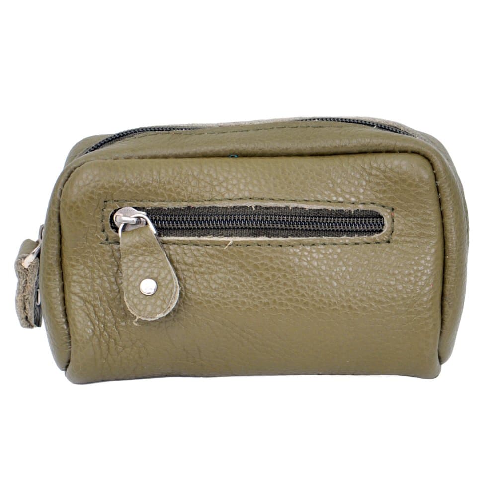 New Bags Leather kožená klíčenka SL-604 olivová - náhled 2