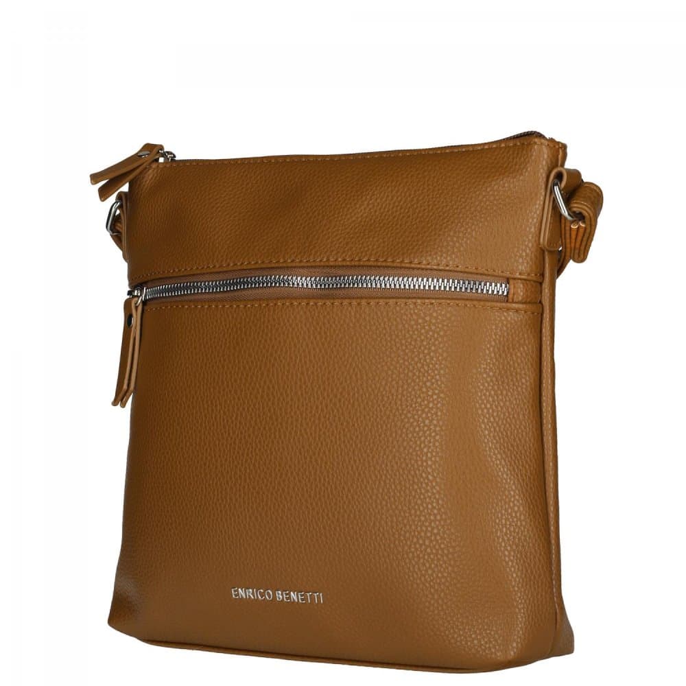 Dámská crossbody kabelka Enrico Benetti Sarah 66715-005 hnědá cognac - náhled 3