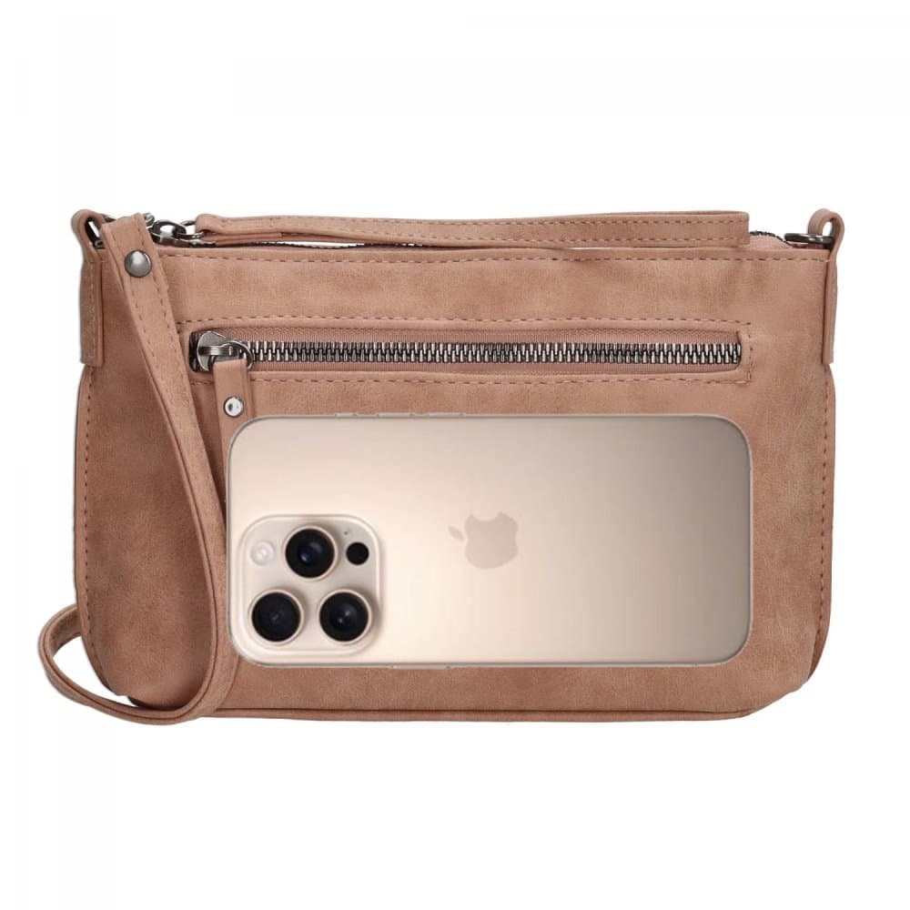 Malá crossbody kabelka Enrico Benetti Zoë 66907-133 Misty rose - náhled 5