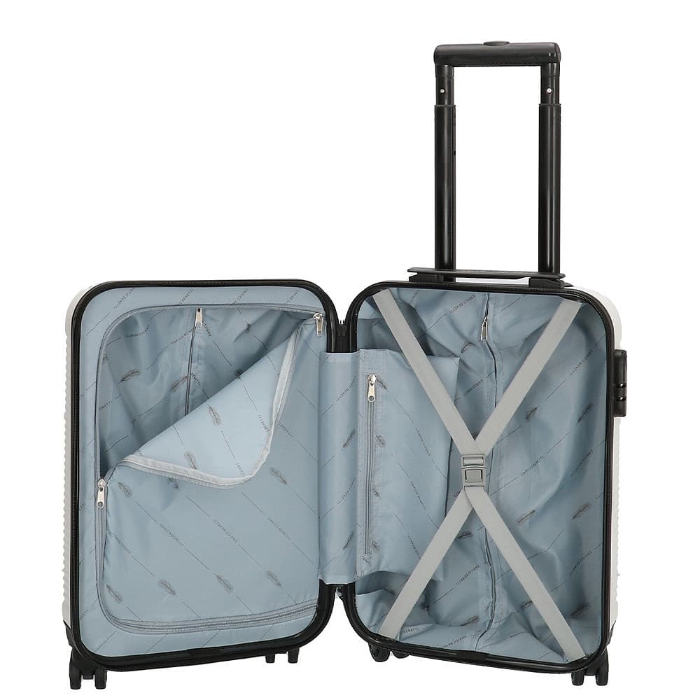 Kufr do letadla 55 cm Enrico Benetti Louisville S white 39040-50-003 bílý - náhled 5