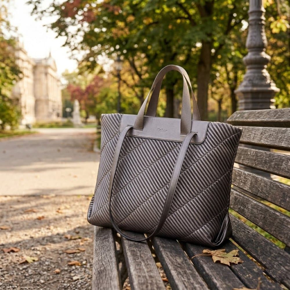 Dámská kabelka Finley zip shopper M - metalická hnědá 012042 - náhled 5