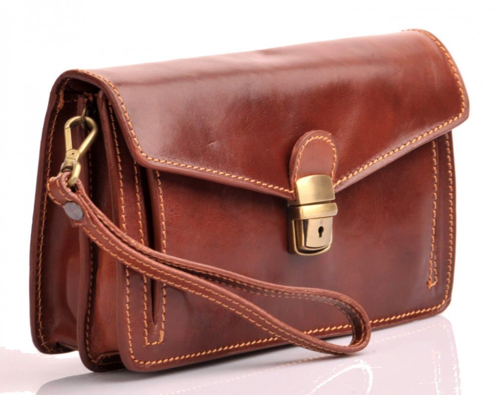 Giglio leather pánská kožená etue na doklady 100-A hnědá - náhled 2