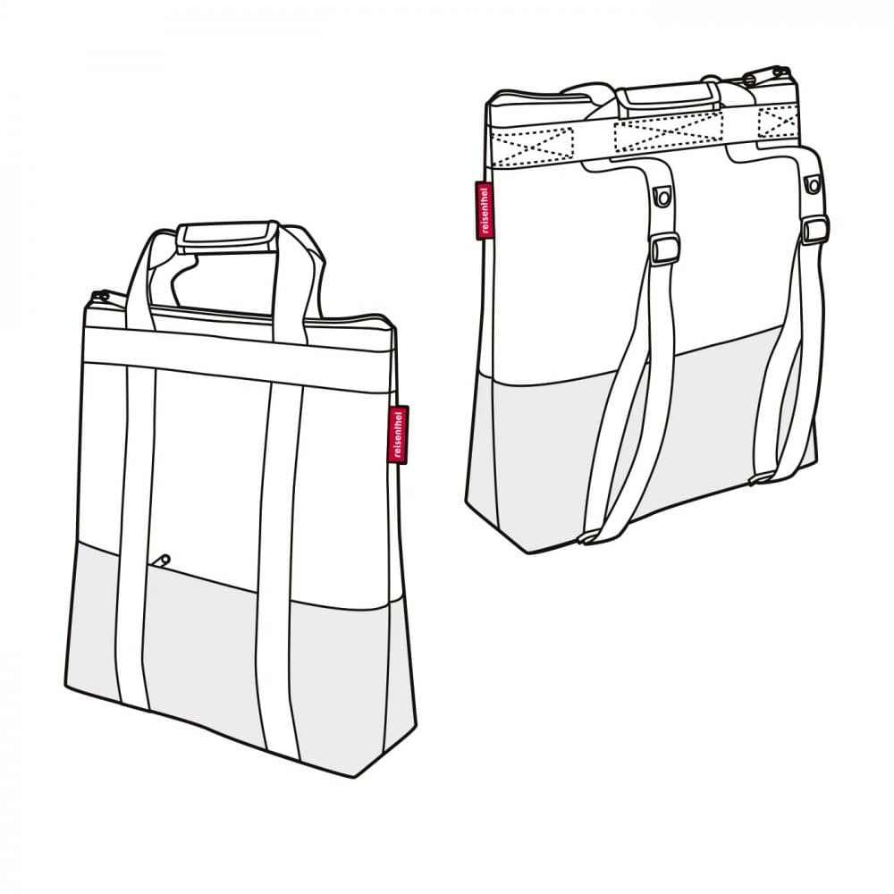 Reisenthel daypack canvas grey HH7050 - městský batoh - náhled 3