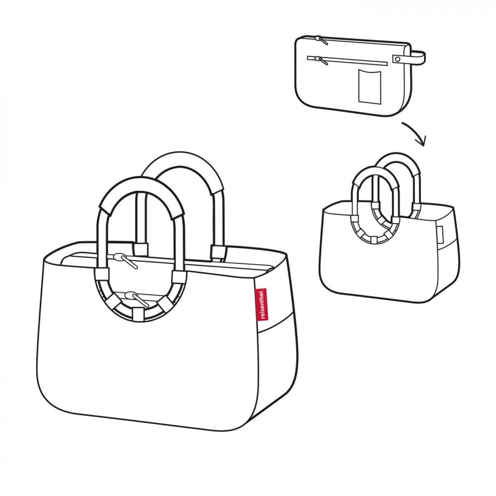 Reisenthel Loopshopper M twist silver - náhled 3