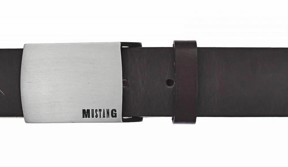 Pásek Mustang MG2102L15-0691 tmavě hnědý 100 cm - náhled 4