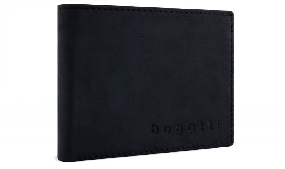 Pánská kožená peněženka Bugatti LUCA 49563201 černá