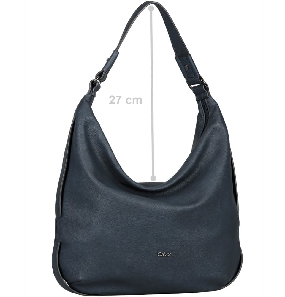 Velká kabelka Gabor MALU Hobo bag 8724-53 tmavě modrá - náhled 5