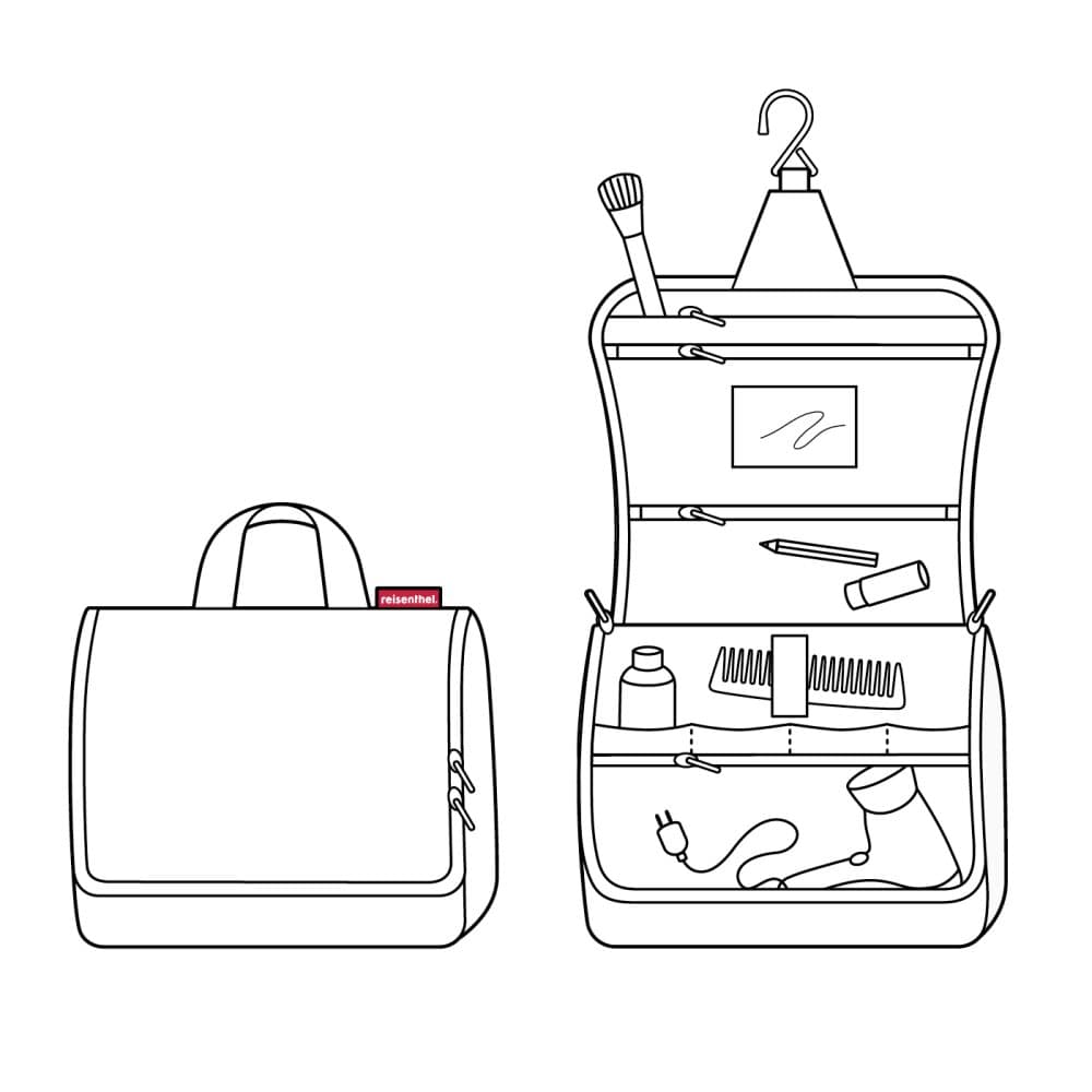 Velká cestovní kosmetická taška Reisenthel Toiletbag XL Twist Maroon WO3104 - náhled 2