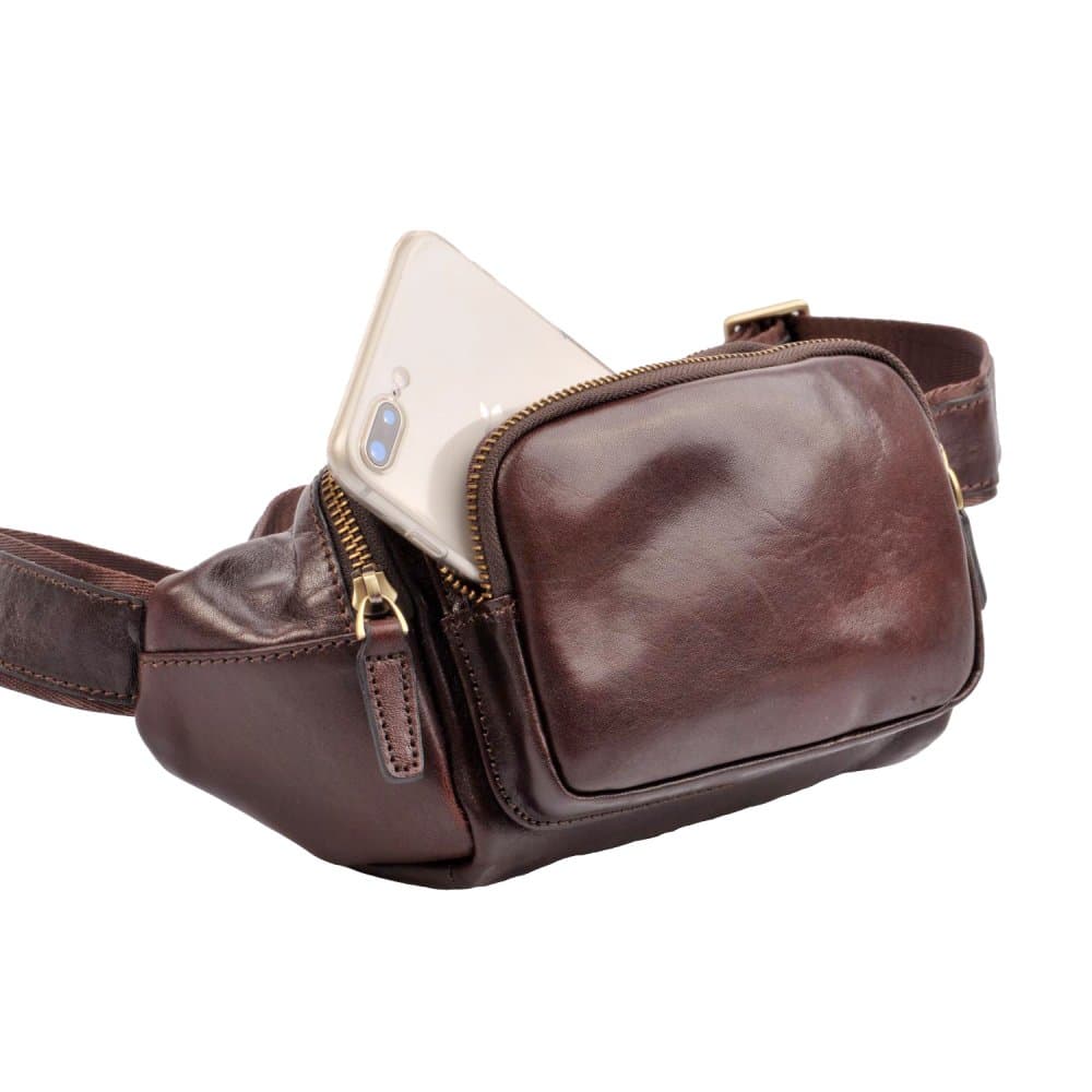Giglio leather kožená ledvinka 1202 hnědá - náhled 2