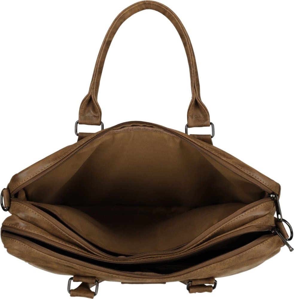 Aktovka  Enrico Benetti  Rotterdam laptop bag 15 inch 66691-010 světle hnědá - náhled 4