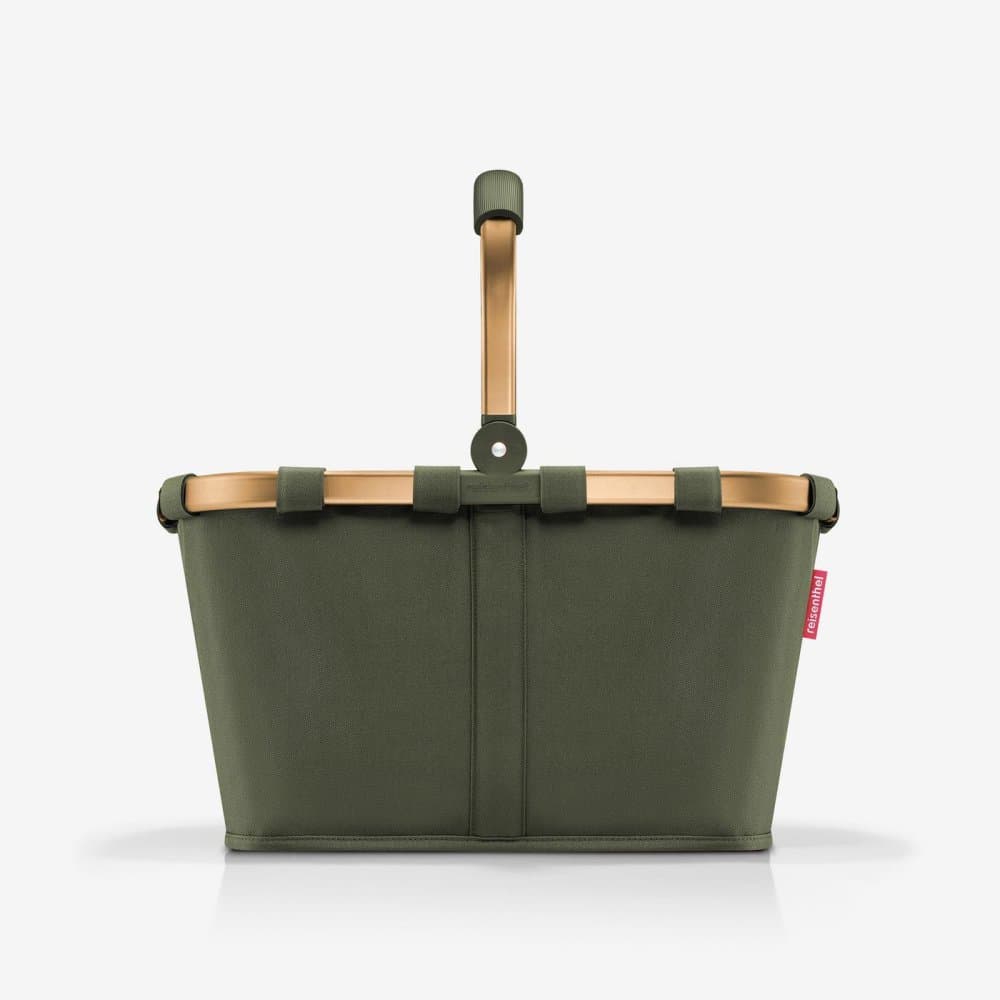 Reisenthel Carrybag Urban Forest Gold – moderní nákupní košík zelený BK5054