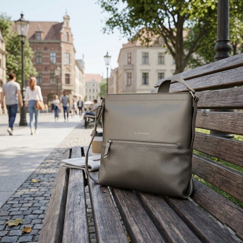Dámská crossbody kabelka Tom Tailor Erin Cross Bag M 11902 metalická šedá - náhled 4