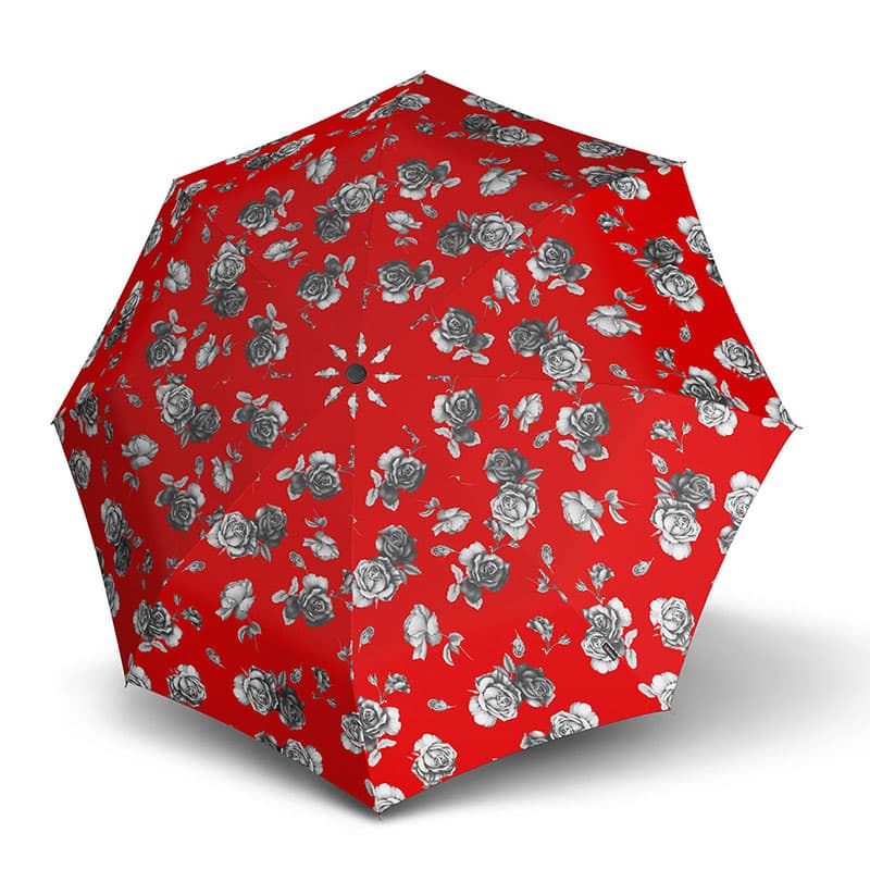 Plně automatický skládací deštník  T2 Duomatic Florals Red 898786424 - náhled 1