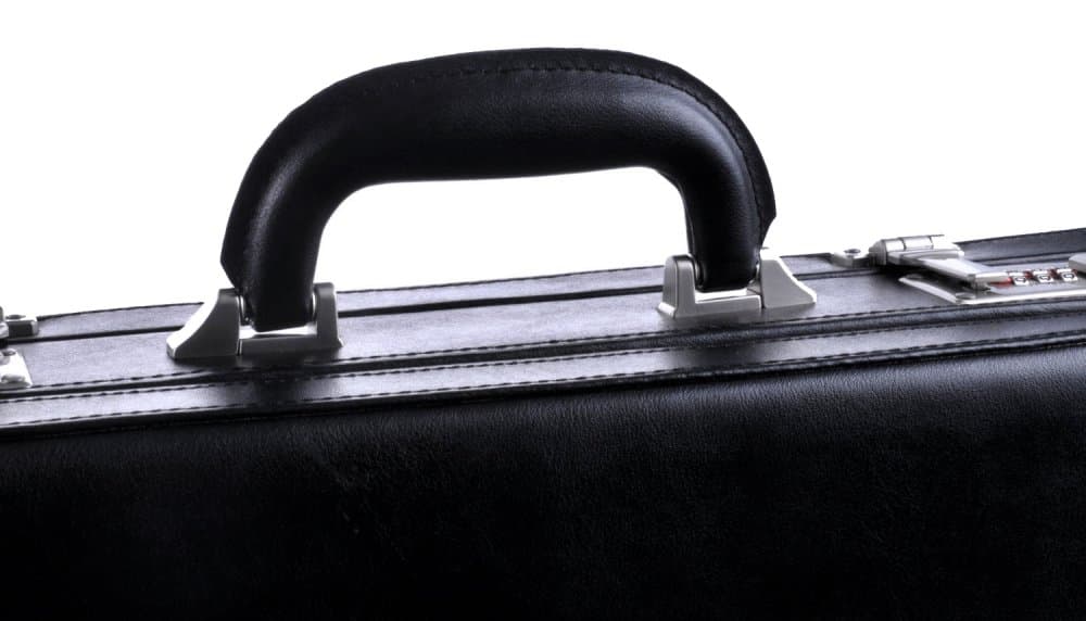 koženkový pracovní kufr atašé 2631 01 černý - náhled 4
