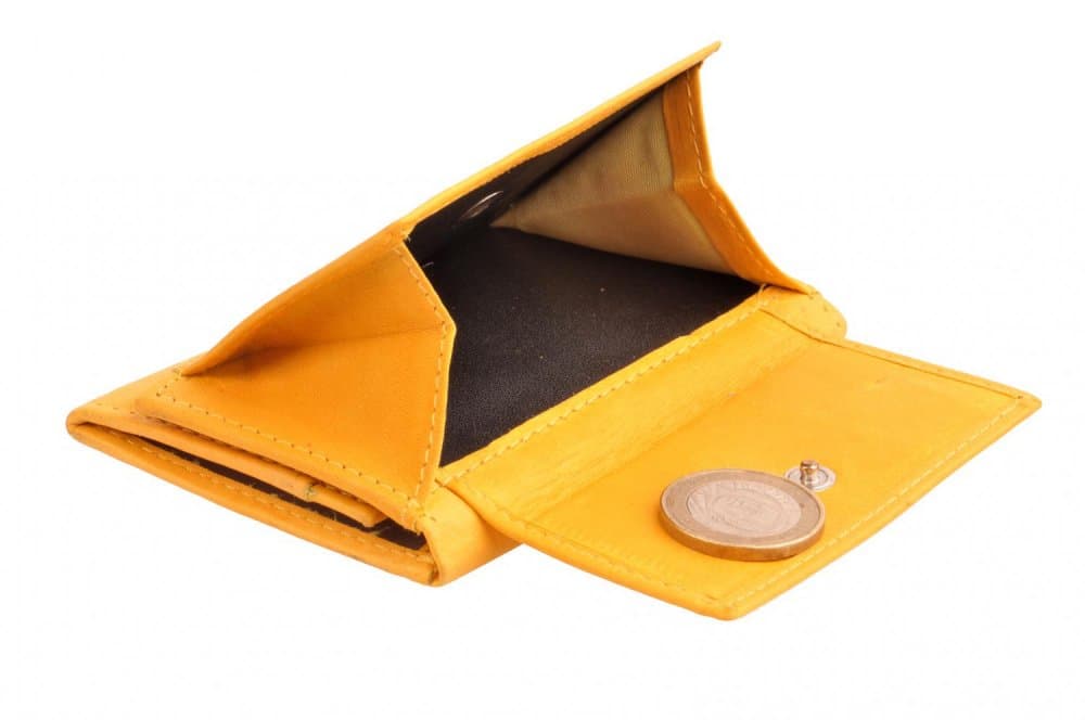 Dámská malá žlutá peněženka 7116-A YELLOW - náhled 2