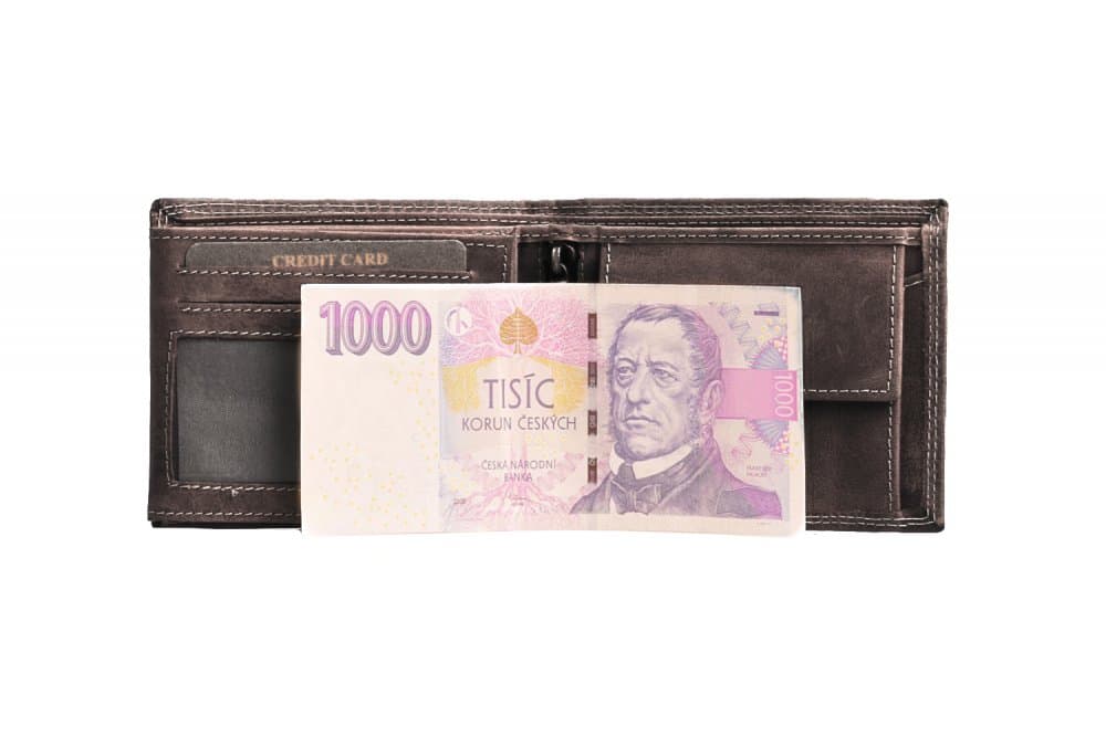 Peněženka Neus HTW-103 hnědá RFID - náhled 3